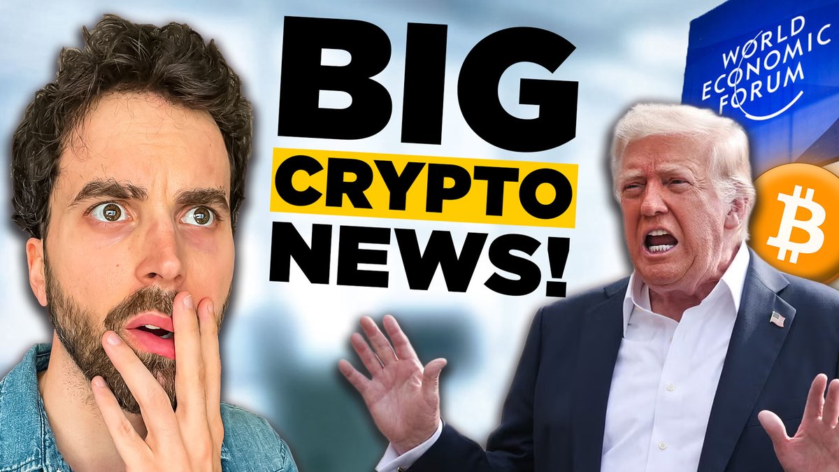 President Trump Signals Crypto Will Explode at WEF Davos 2026 👉 WATCH:  https://t.co/5K38VLA3R1