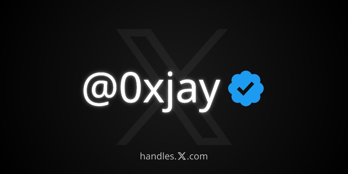0xjay's tweet image. I'M HIM 🙂