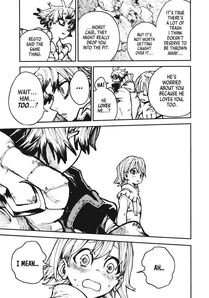 natsumephase's tweet image. extreme chiwa hate is kinda crazy to me because shes a child who clearly cared for rudo but when everyone starts chanting to basically kill she really had no choice but to go along with it