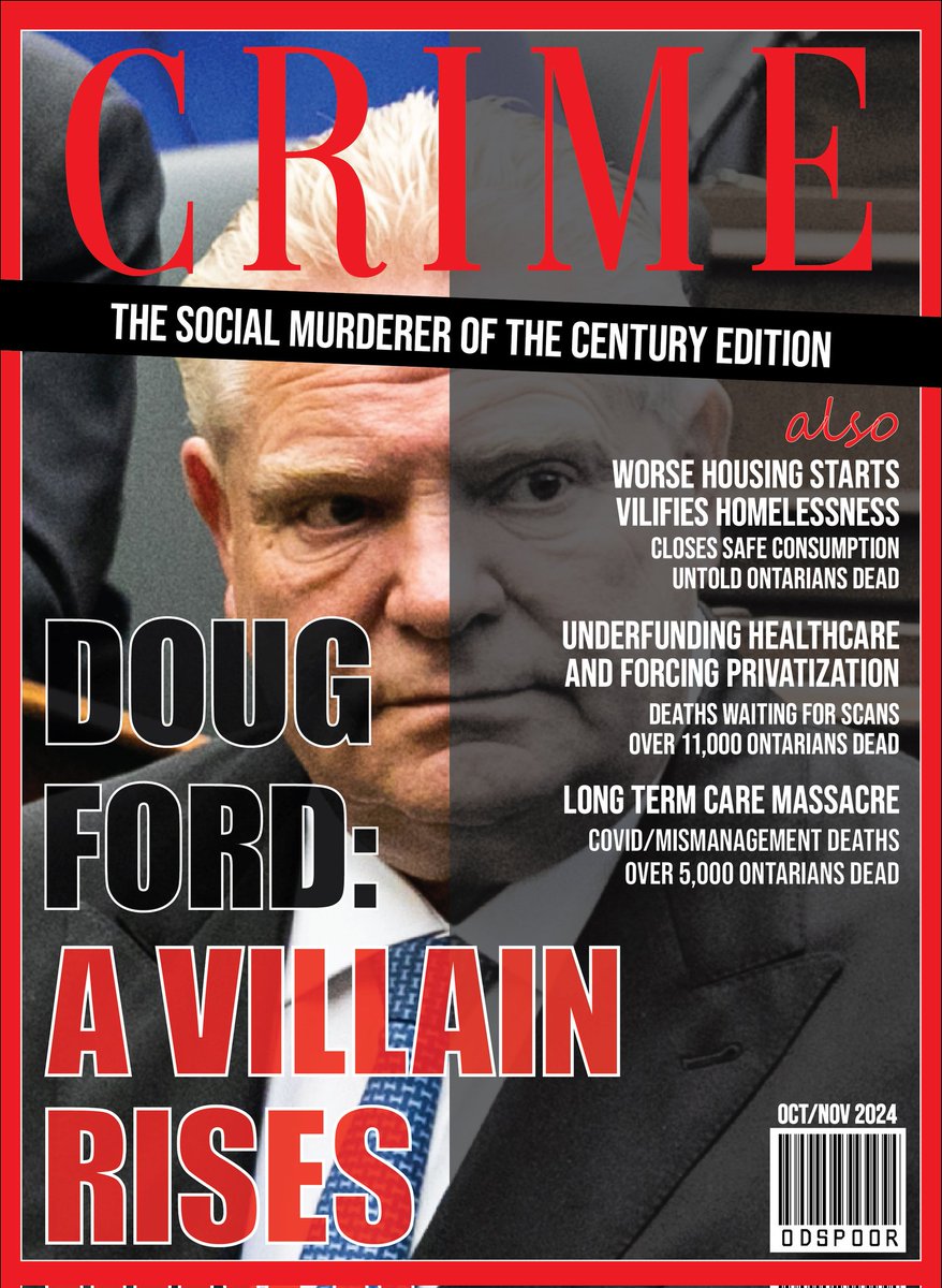 ODSPoor's tweet image. More proof to back up what advocates have been saying #OntarioWorks OW and #ODSP the ontario disability support program are dangerously low, twice below the poverty line, one third of market rent... it is killing us while the premier vilifies us, mayors criminalize us and feds