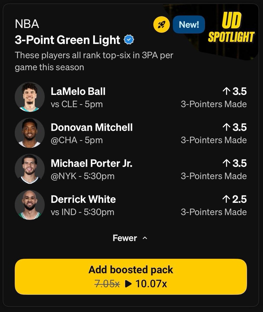 Underdog NBA tweet media