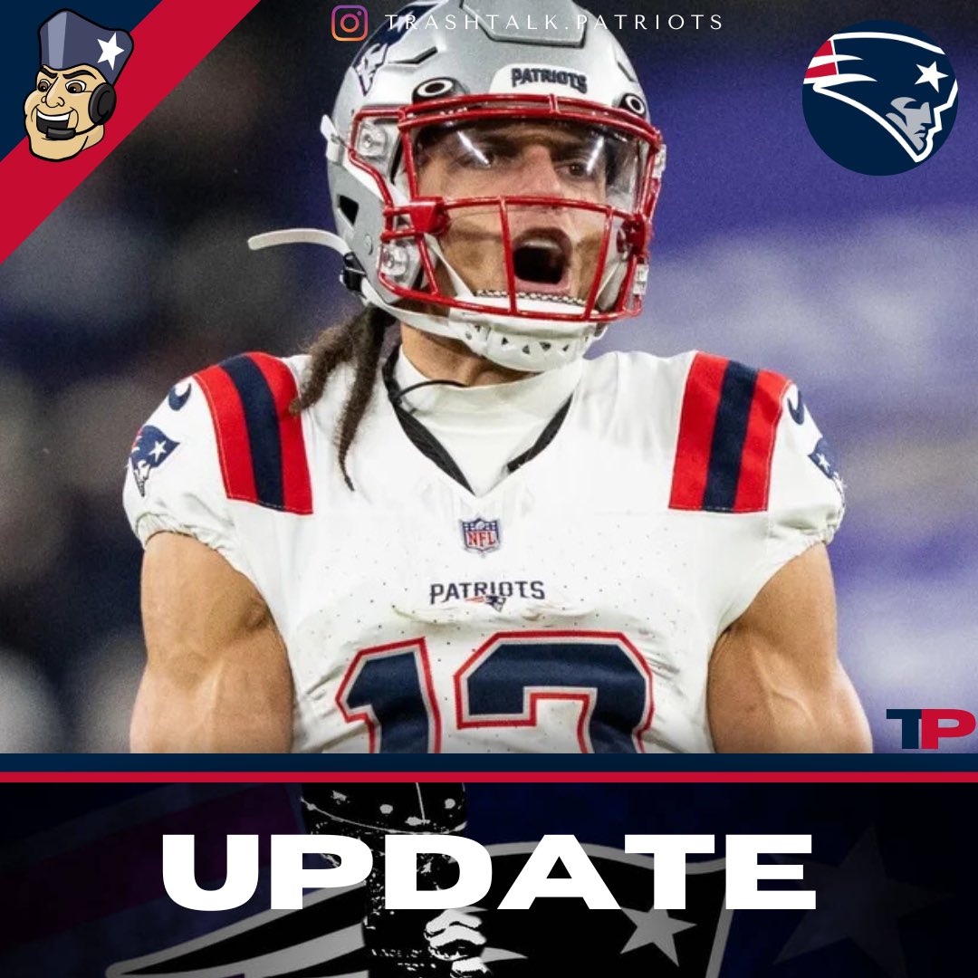 PatsTrashtalk's tweet image. Laut Mike Vrabel wird Mack Hollins heute zum Training nicht aktiviert. Er laboriert weiterhin an einer Bauchverletzung. Ob er zum Championchip Game fit wird ist weiterhin unklar.

CB Carlton Davis III wird nach seiner Kopfverletzung ins leichte Training einsteigen

Gute Besserung