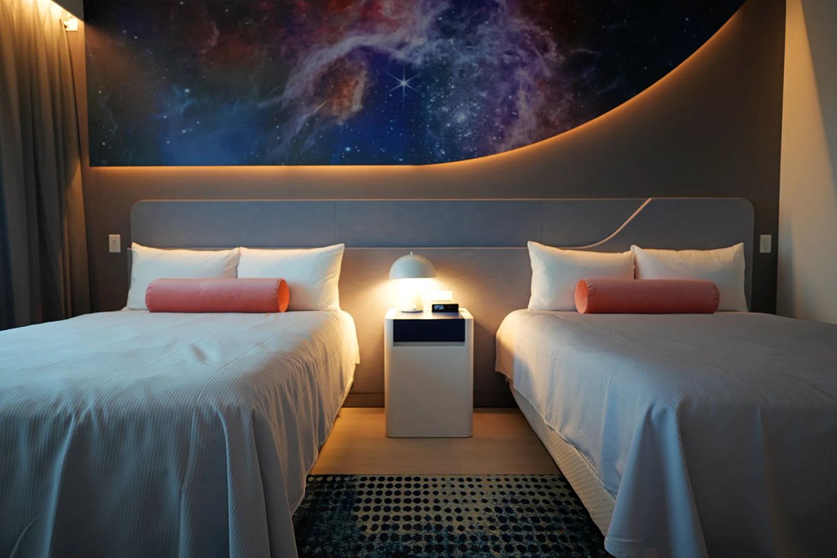insideuniversal's tweet photo. One year open today!

Happy 1st anniversary to Stella Nova Resort - the first Epic Universe hotel to welcome guests last year. @UniversalORL https://t.co/6ZD7SzaWwF