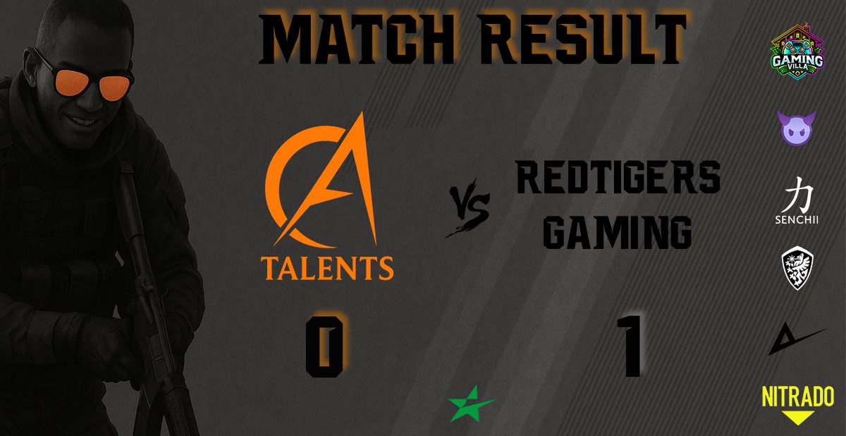 Guten Abend 
Community! 💪
Gestern war Team Talents wieder in der @esea gefordert – und das Match gegen RedTigersGaming hatte es richtig in sich! 🔥

Nach einem intensiven Fight ging es auf Inferno bis in die Overtime, wo sich unser Team am Ende leider knapp mit 16:19 geschlagen