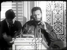 1959: Ofrece el Comandante en Jefe Fidel Castro Ruz una conferencia de  prensa a representantes de la prensa extranjera en el Hotel Habana  Riviera, como parte de la Operación Verdad #100AñosConFidel, #ValleRojoSuma