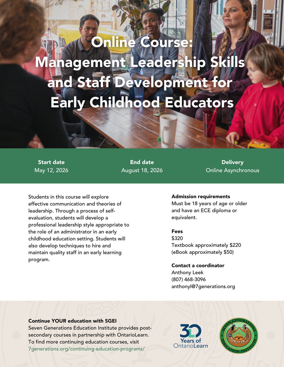 Seven Generations Education Institute tweet media