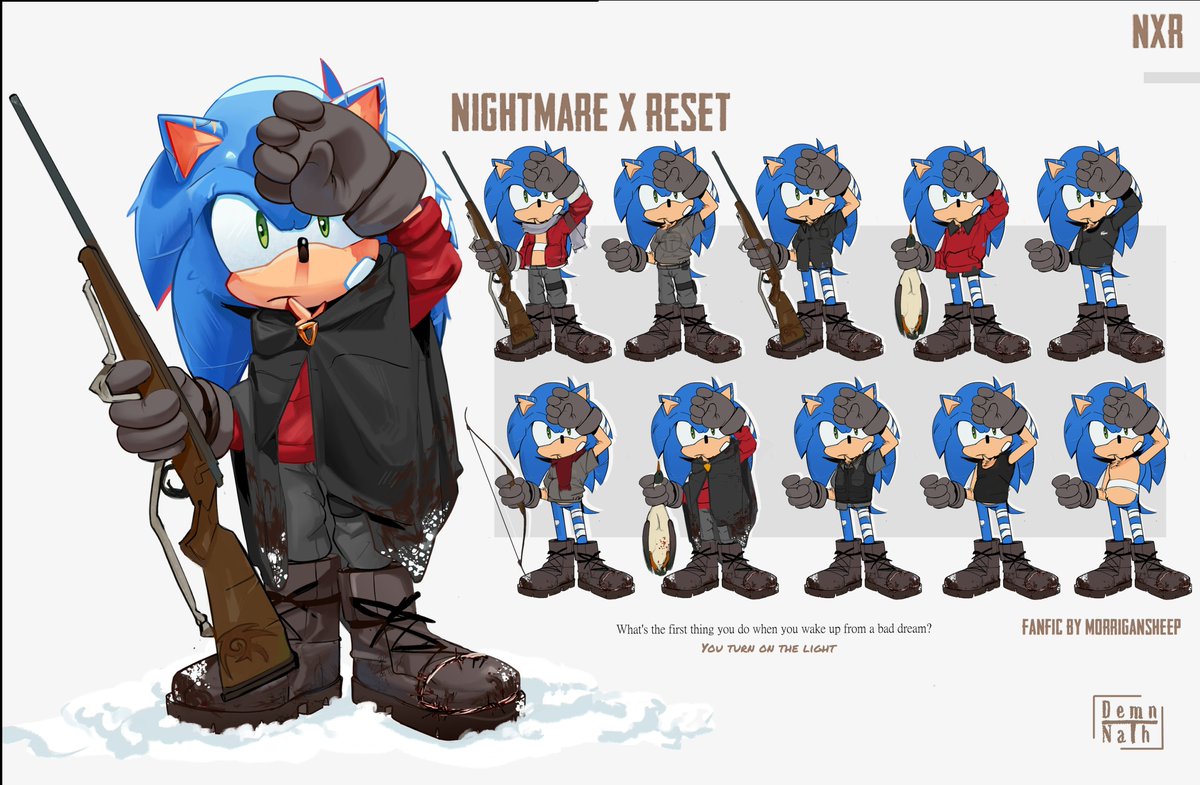 This hedgehog hides a little secret

The wonderful author: <a href="/MorriganSheep/">Suicide Sheep 🇨🇱 Crows 🐦‍⬛</a>
Fan fic: Nightmare x Reset |TLOU x Sonic|