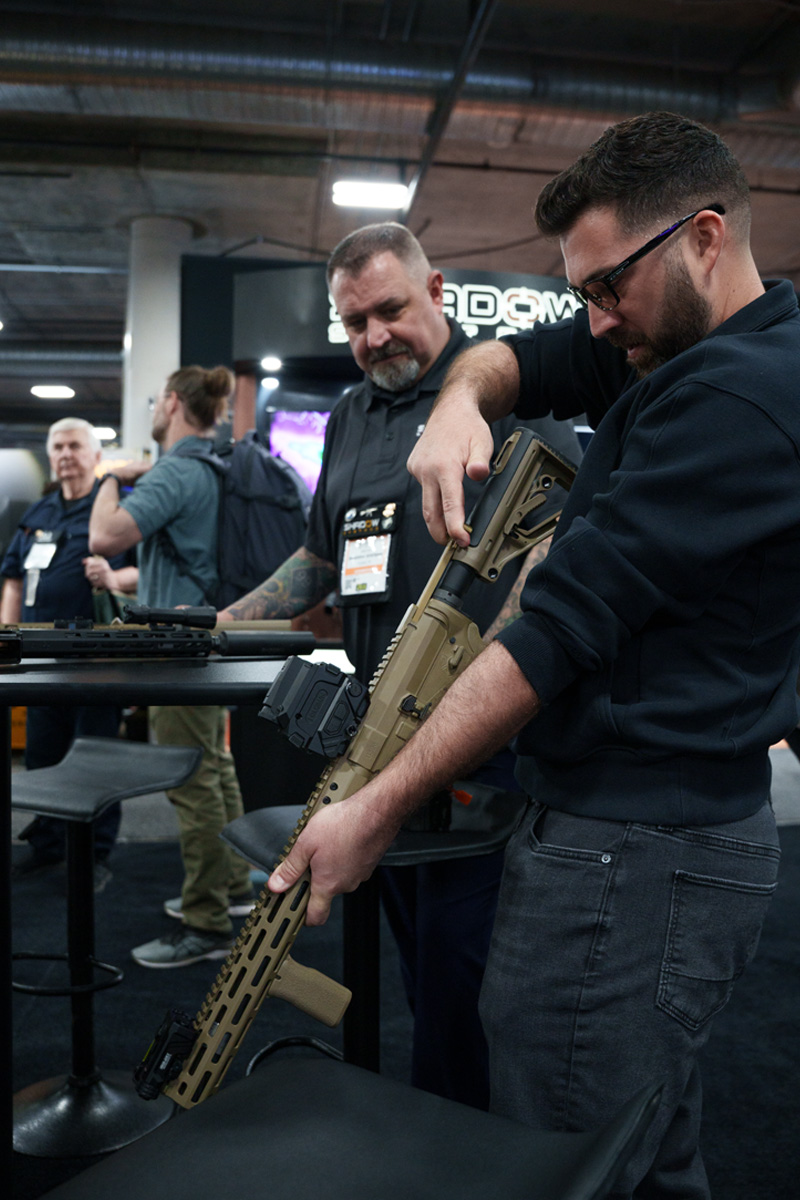 ShadowSysUSA's tweet image. Grateful for every friend who’s swung by the booth so far — more to come.

#SHOTShow