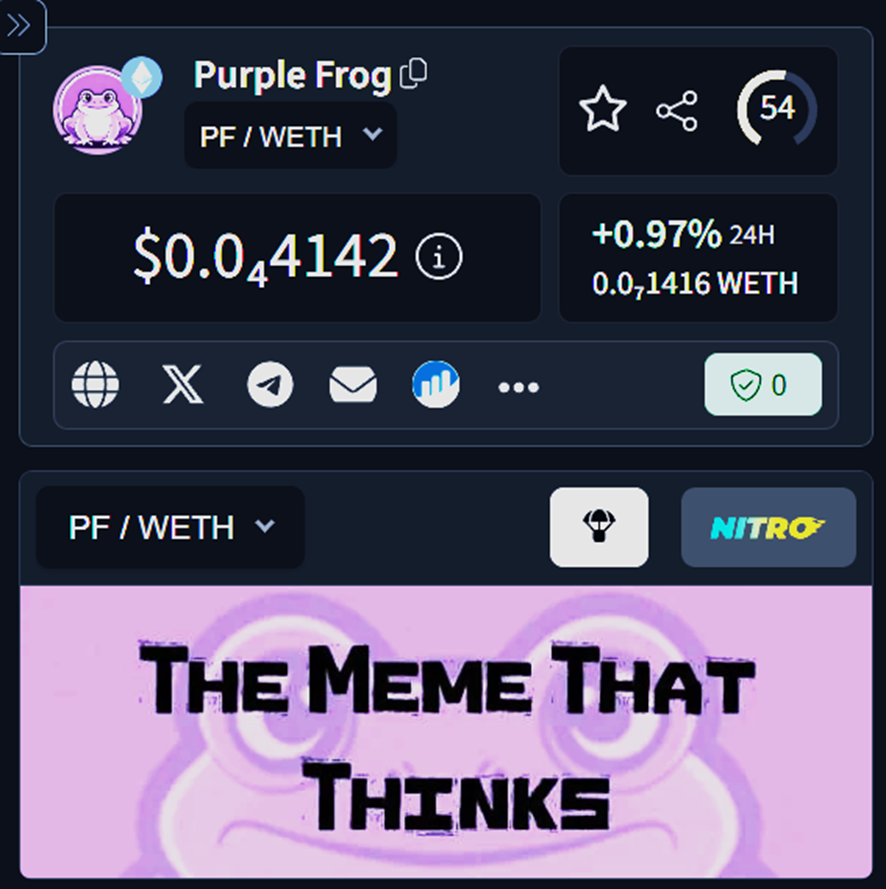 PurpleFrogToken tweet picture