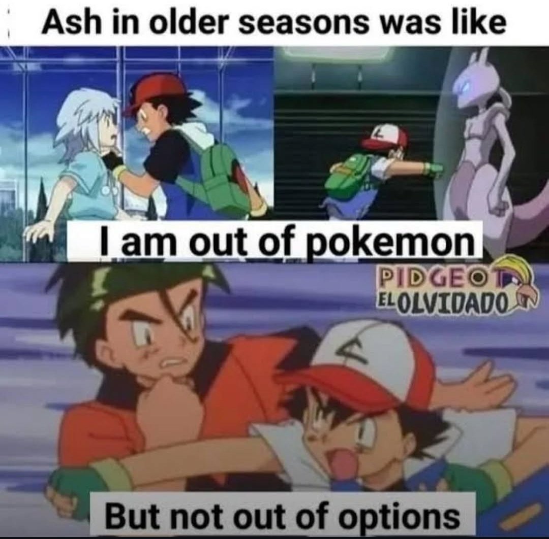 Not out of options🤣