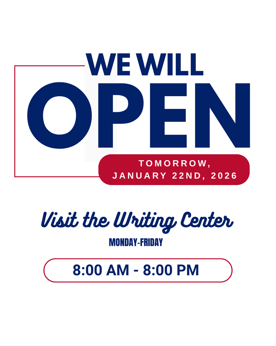 Duquesne University Writing Center tweet media