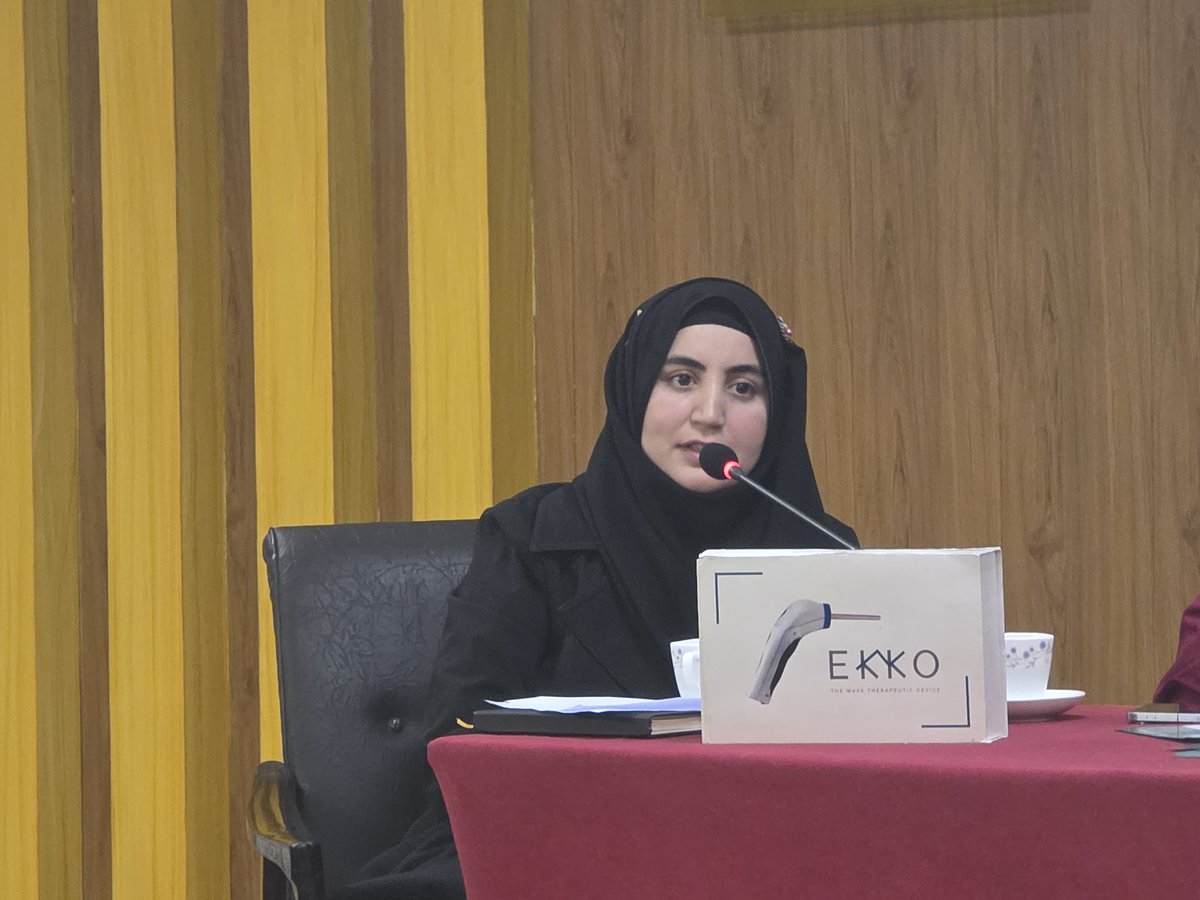 ekkotherapy's tweet photo. EKKO Seminar | 15 Jan 2026
Insights from Dr Shahbaz Khalid Ranjha and experienced therapists, real success stories, hands-on demos, and research highlights, showcasing how EKKO’s evidence-based therapy is creating real impact for children.

#EKKO #healthtech #SpeechTherapy https://t.co/9evUVbMiPG