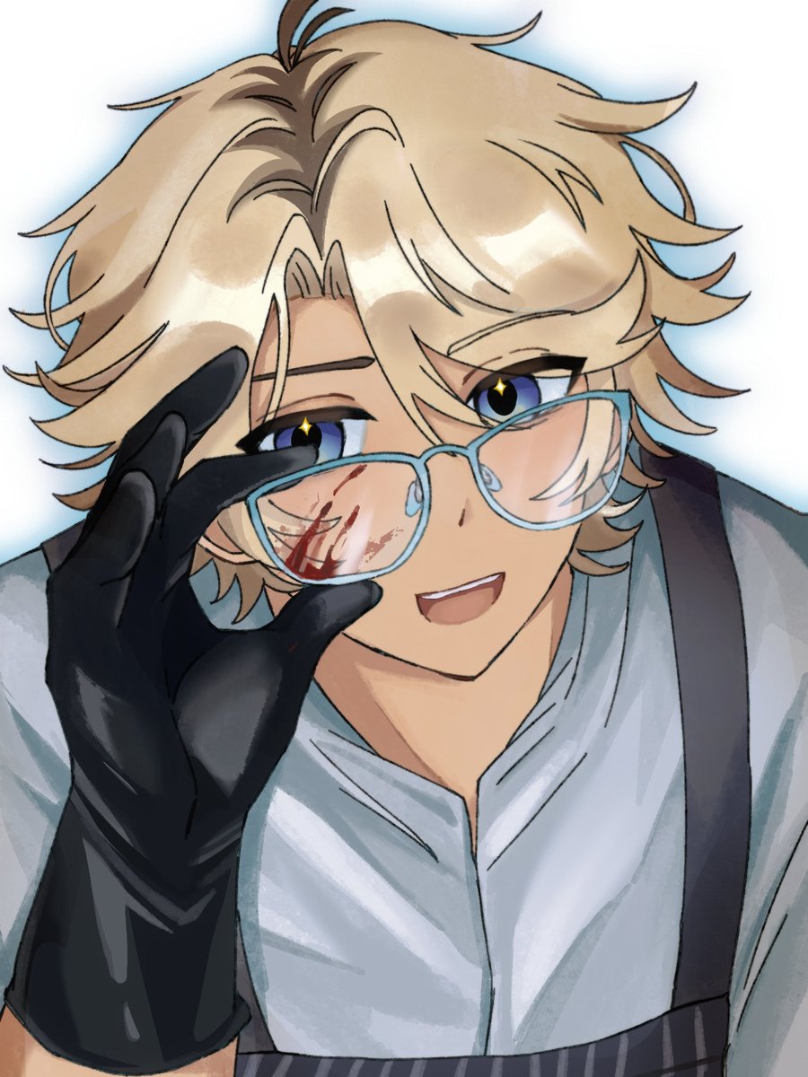 he should wear a glasses, i know that will be trouble for butcher i just think it's cute
#drultrav