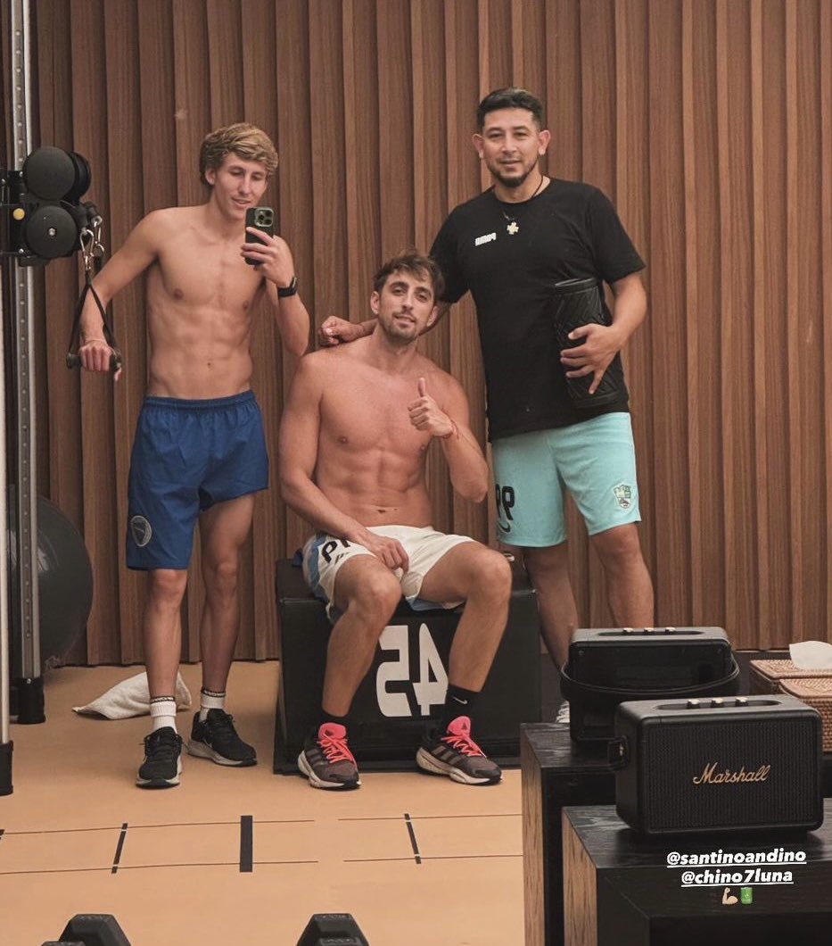 Nadie te prepara para ver una foto del Chino Luna con pelo