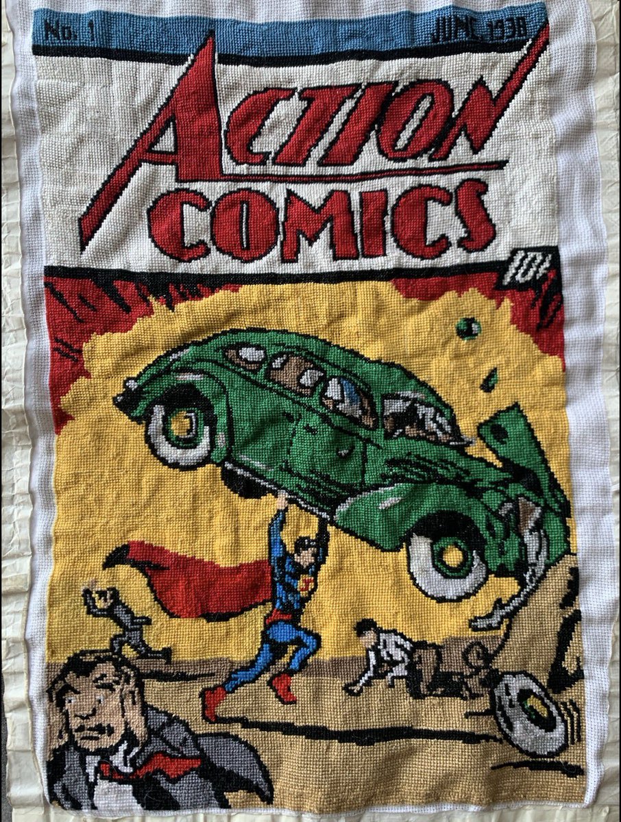 aspiringkrypto's tweet photo. I’m still so proud of this…

5 years ago I finished this #Superman cross stitch masterpiece! https://t.co/QvzBOxgkZL