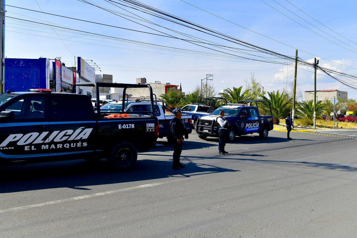 Reforzamos los patrullajes de seguridad con acciones preventivas, en coordinación con la <a href="/SSPMQueretaro/">@SSPMQueretaro</a> <a href="/SSPyTMElMarques/">SSPM El Marqués</a> , Seguridad Pública Municipal Huimilpan, para preservar la tranquilidad de las familias queretanas. 
Reporta cualquier situación sospechosa al 9-1-1.