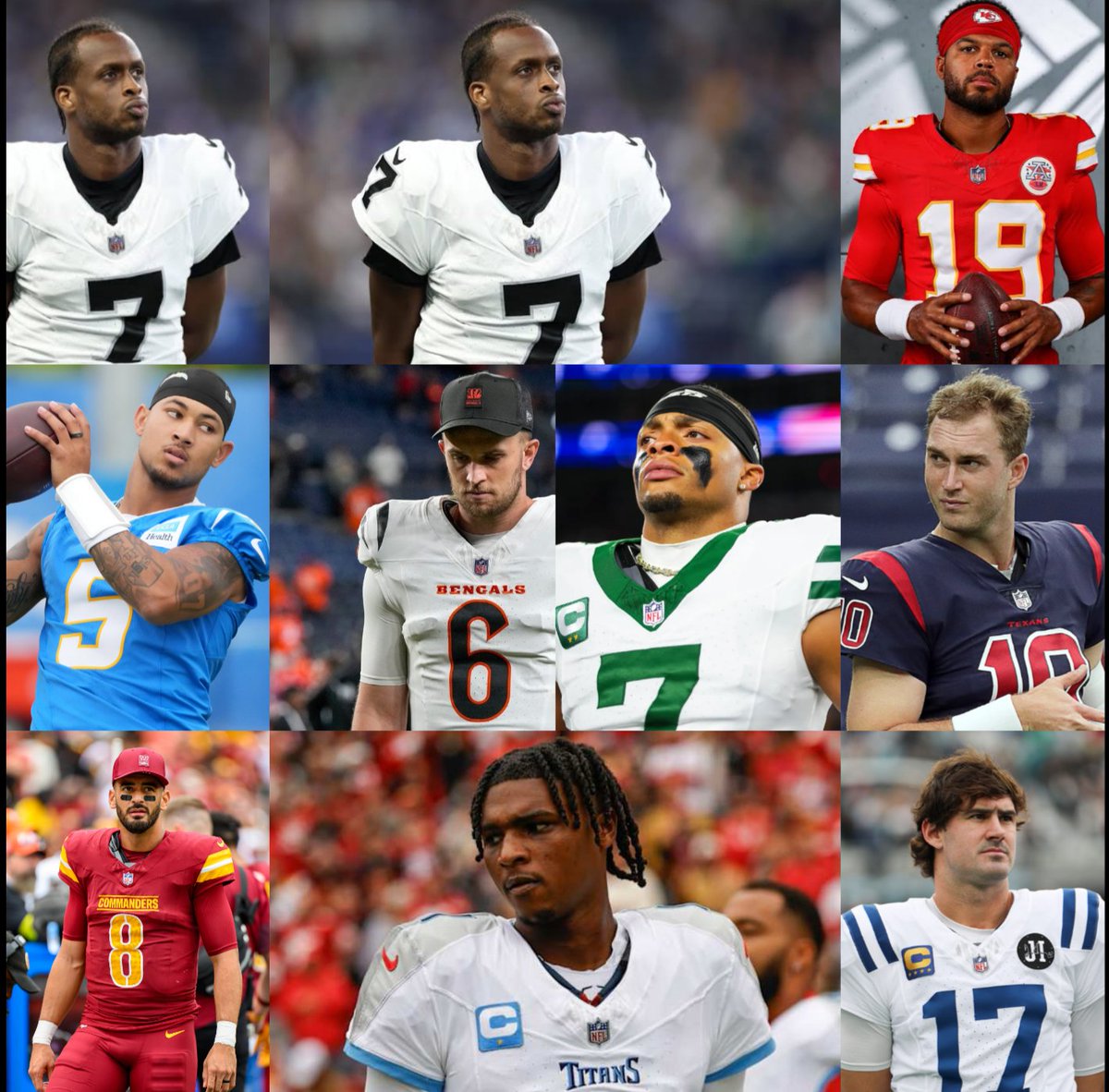 Cerrone_Battle's tweet photo. Folks are finding out the Broncos schedule was as weak as the Patriots but it was vs a lot of backups. Yes they beat 11 win Chargers and Texans but they had backups in. 2/3 of their schedule was against these guys....yeah. I have never seen 19 in KC before in my life. https://t.co/dg3lK61SK3
