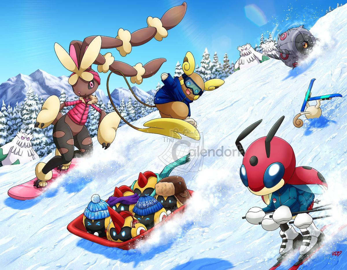 calendork's tweet photo. ❄️🎿❄️🏂🏻❄️
#pokemon #pokemonartwork #pokemonfanart #pokemonillustration #fanart #megalopunny #raichu #falinks #ledian #abomasnow #whirlipede #meowth #ditto https://t.co/sqlvQ5SpSw
