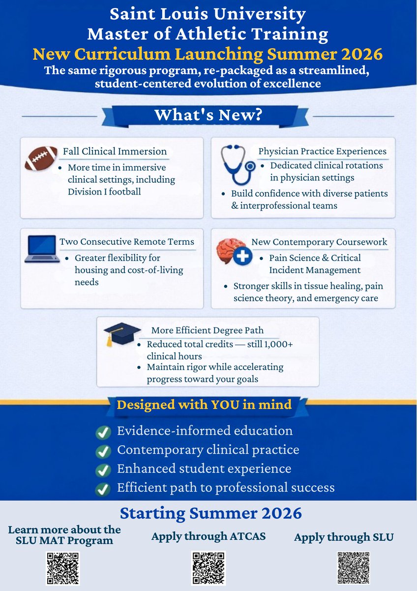 SLU AT Program tweet media