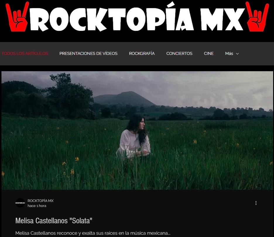 RocktopiaMx's tweet photo. Melisa Castellanos "Solata" 📢
La artista independiente, originaria de Tamaulipas, con +de una década en la Ciudad de México como hogar musical, nos presenta su 1er disco. Pop Alternativo/Folk existenciales. #Rocktopia #MelisaCastellanos #Solata @melisamusicamx https://t.co/GBCvThdD4B