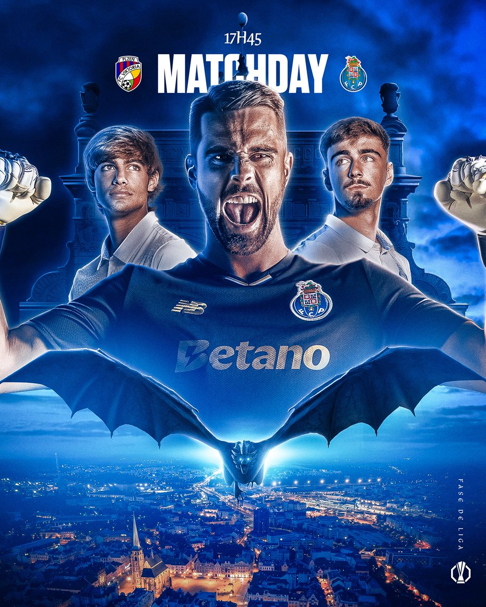 Matchday Plzeň ⚽

Força, Dragões #UEL 🐉

📺 Sport TV