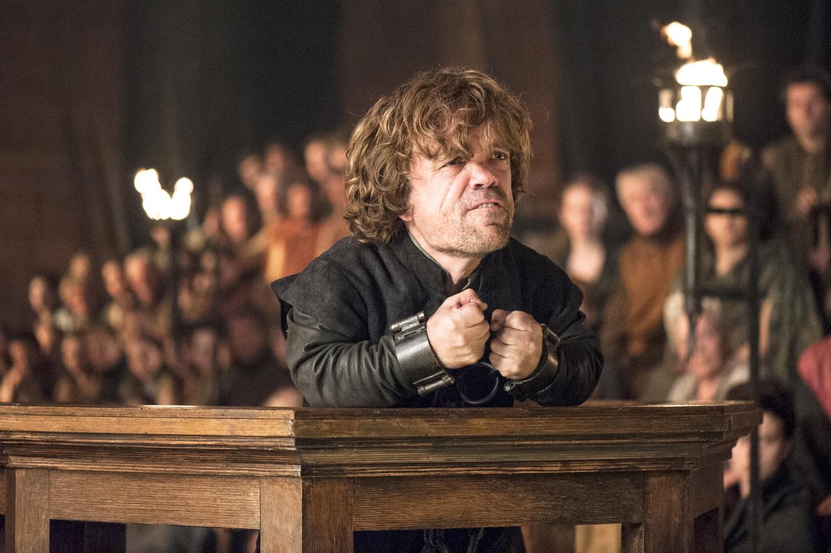 Peter Dinklage as Tyrion Lannister.