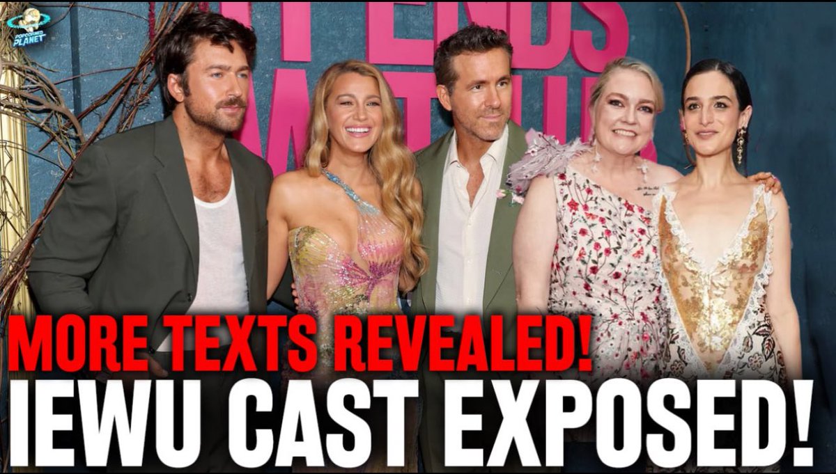 PopcornedPlanet's tweet photo. 🚨 UNSEALED TEXTS
Blake Lively &amp; Ryan Reynolds accused of cast manipulation 👀
What really happened behind the scenes?
👇 Full story

#BlakeLively #RyanReynolds #HollywoodDrama

https://t.co/vqniysXqst https://t.co/xVyFIWUi9I