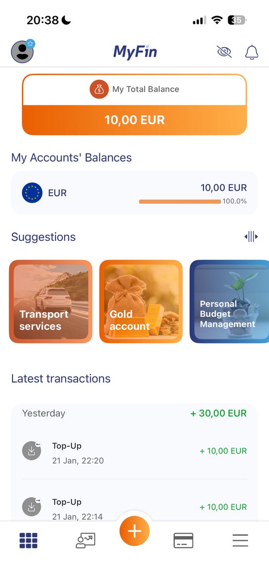 selinlikli_25's tweet image. Si no tienes cuenta en MyFin, ahora es el momento. 
Han duplicado la recompensa. Ahora dan 10€ en lugar de 5€. 
Solo hay que usar un código en el registro y hacer una compra superior a 10€ con su tarjeta virtual (es gratuita).
Pideme el codigo al DM o comenta 👉🏼