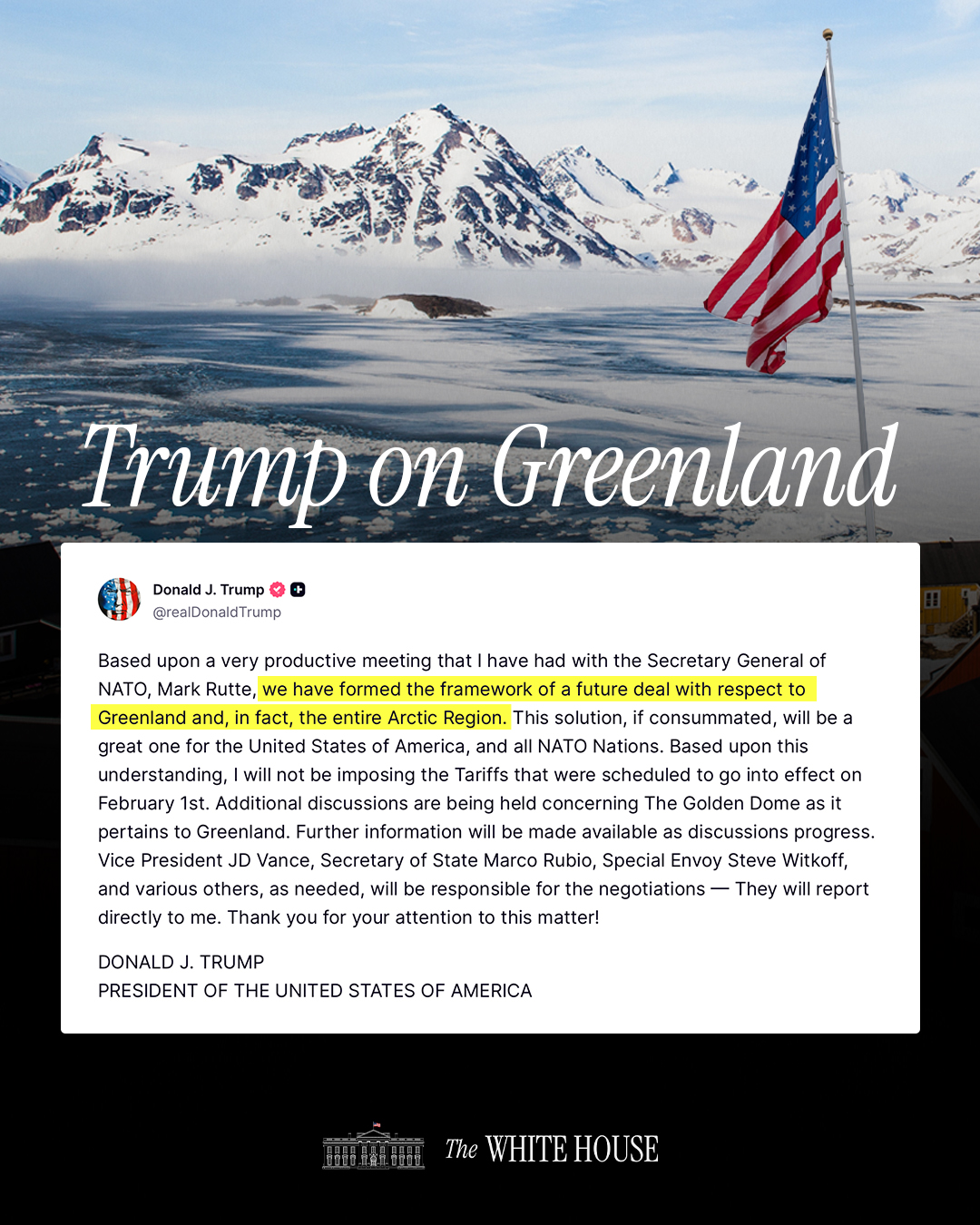 The White House (@WhiteHouse) on X