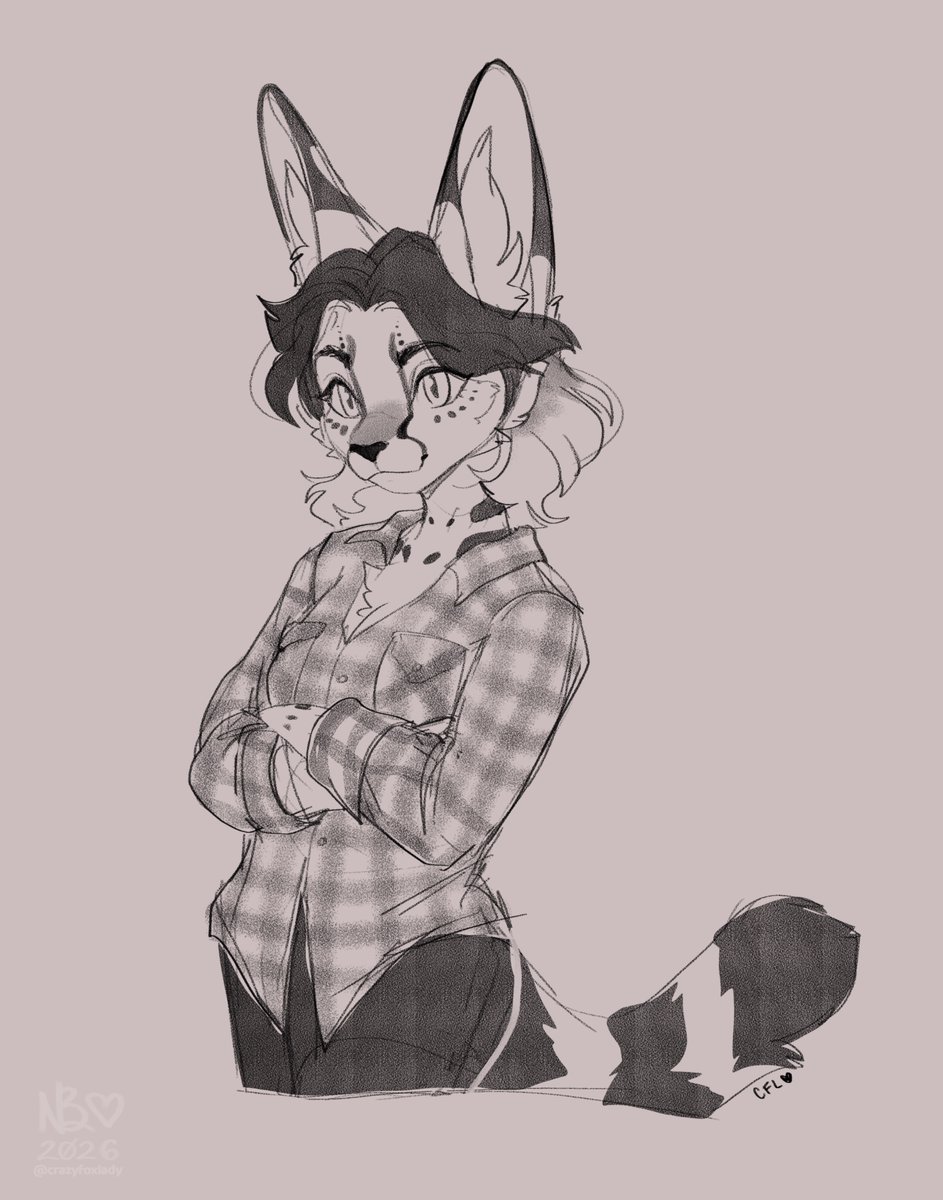 Servals are TOO CUTE <3 ; ; 

For the lovely Sasha, thank you~!!