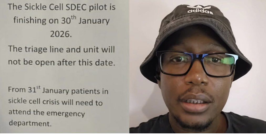 UPDATE: Barts Health NHS has released a statement on the emergency sickle cell unit closure saying that they ‘recognise the strength of feeling’ received by the unit. However, it won’t be staying open. Campaigners say they are ‘not happy.’ 
open.substack.com/pub/melissasig…