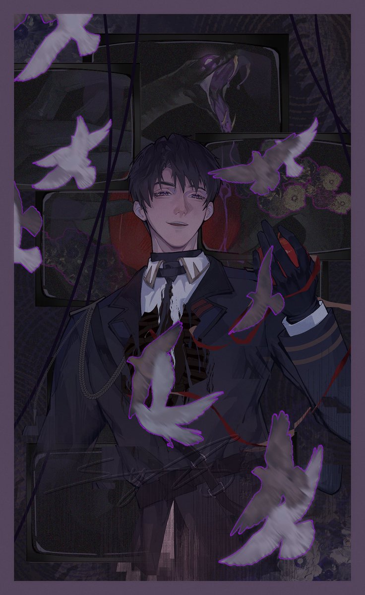 飞鸟
（一周年快乐，夏以昼）
#LoveandDeespace #恋与深空 #夏以昼