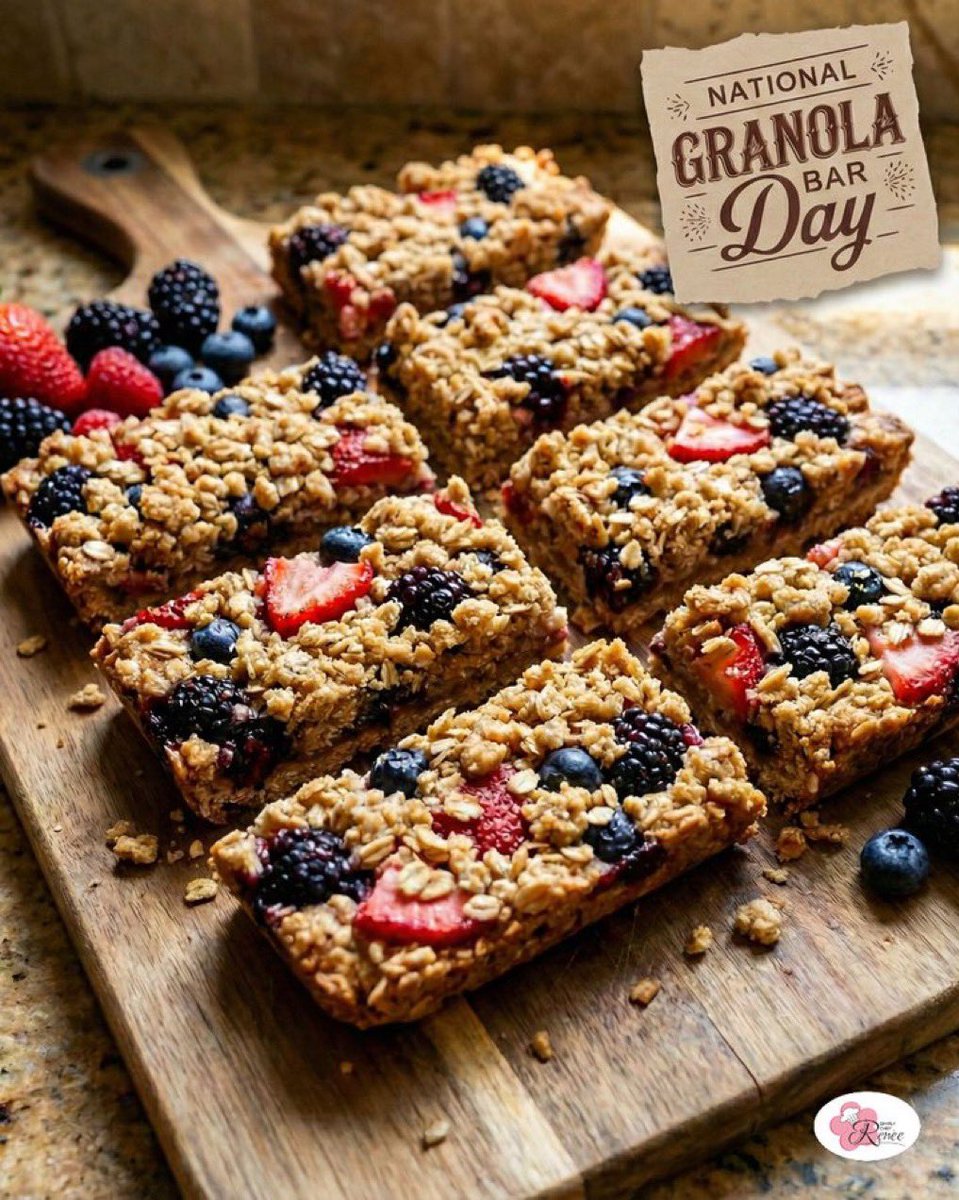 CorinnePulitzer's tweet photo. #Snackers are celebrating today! Start rolling the oats, it’s #NationalGranolaBarDay & crunchy or chewy, this delicious, portable energy booster, is in the spotlight all day! @NatureValley @Quaker @KINDSnacks @KelloggsUS @NationalDayCal @HeyWhatDay @DiningGuide2Day https://t.co/kROXxPjW5J