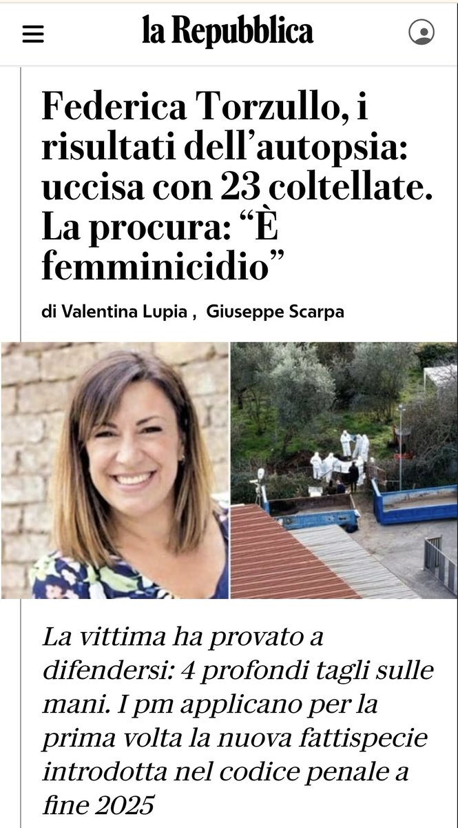 EsercitoCrucian's tweet photo. 23 coltellate.
Ha tentato di farla a pezzi.
Ha tentato di bruciarla.

Il tema non è il cazzo di Femminicidio.

Ma che tra 10 anni sto criminale di merda sarà fuori. https://t.co/23EG25E6oh