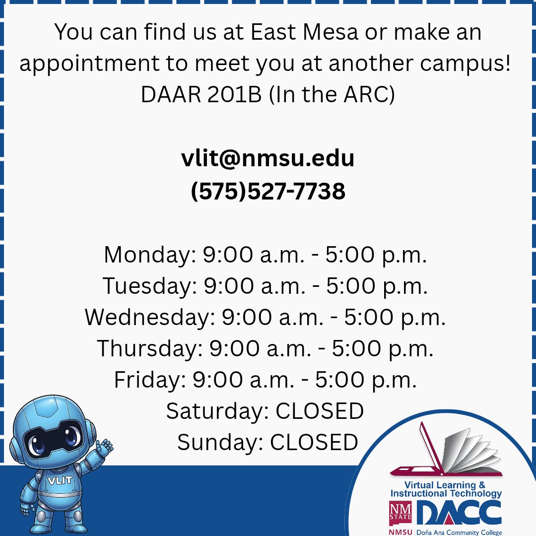 DACC Virtual Learning & Instructional Technology tweet media