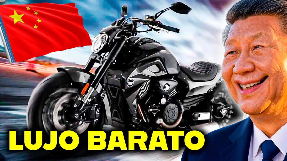 Así se ve la miniatura de un video con 890k views. 

Reforzando la polarización. 

Frase incongruente “lujo y barato”. 

Xi jinping con la sonrisa deformada. 

Una moto en resolución 4K. 

Sensación de mucha velocidad. 

TODO LO QUE MUESTRO ES DE MIS PROPIOS CANALES.