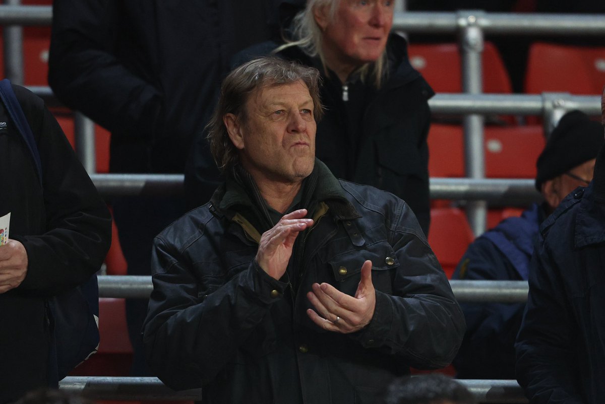 Sheffield United fan Sean Bean in the away end at Southampton!