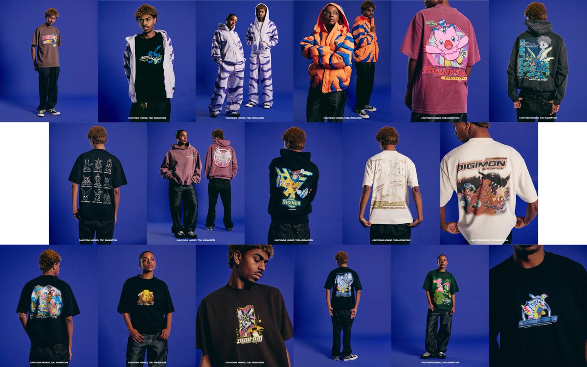 WithTheWill's tweet image. More upcoming Digimon apparel from @hypland for January 26th! This time we get a look at new shirts &amp;amp; hoodies. There are also some video previews.

More at WtW- withthewill.net/threads/hyplan…