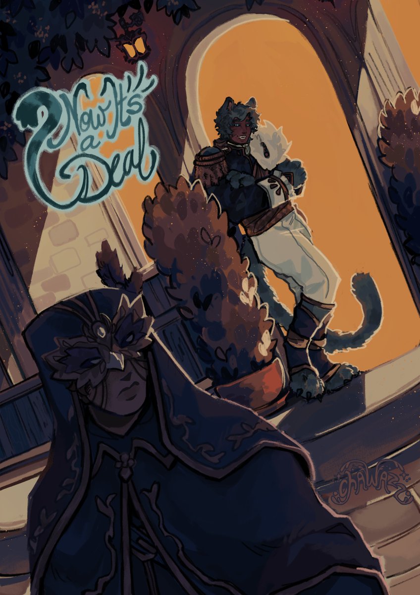 Chawawanya's tweet image. Now It's a Deal !! First chapter of my chesire x poison feather comic, im very excited to share and hope you guys will like it !!!

A New Face [4/22]