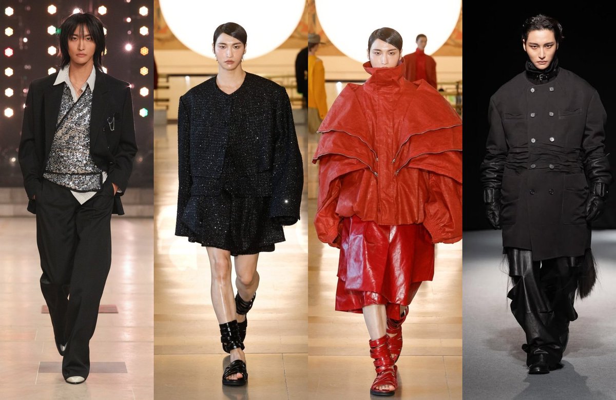 1024updates's tweet image. [📷] Seonghwa Runway Looks 

#SEONGHWA #성화 #IsabelMarant #SONGZIO