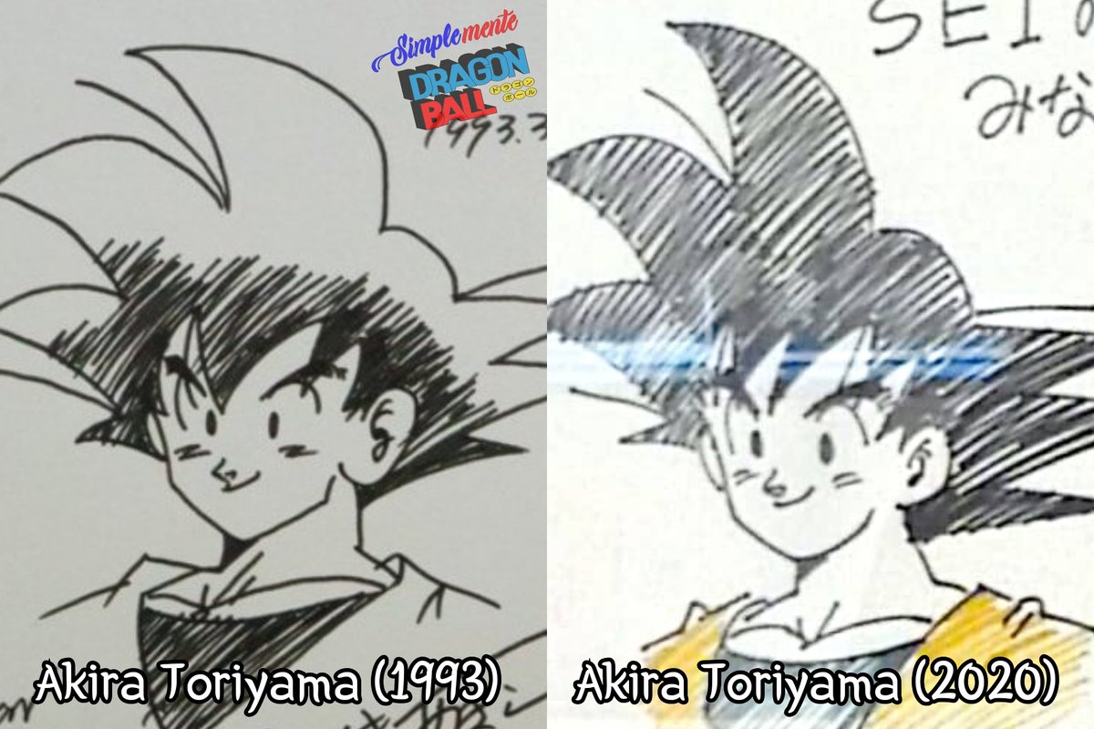 Akira Toriyama - Son Goku (1993/2020)

La evolución de Toriyama a lo largo de los años reflejada en sus bocetos para autógrafos.