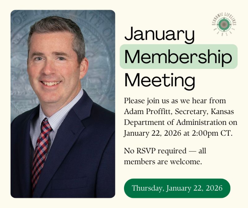 Join us for the next Economic Lifelines Membership Meeting on Thursday, January 22 at 2:00 PM.

We’ll hear from Adam Proffitt, as he provides an overview of the Governor’s FY26 and FY27 budget recommendations.

No RSVP required.

For more information: economiclifelines.com/event-6493876
