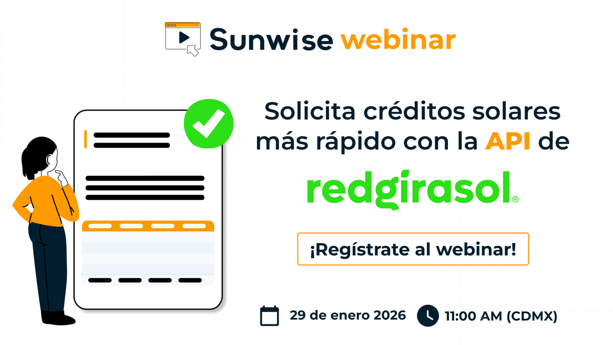 sunwise_io's tweet photo. ¡Solicita Créditos Solares Más Rápido!
https://t.co/DOPQjm3NC7

En este webinar, comprobarás lo práctico y veloz que es solicitar financiamiento a @redgirasol en @sunwise_io

Jueves 29 de enero
11 am
¡Regístrate gratis!
https://t.co/DOPQjm3NC7

#CréditoSolar #Sunwise #RedGirasol https://t.co/2bGdyjJWzd