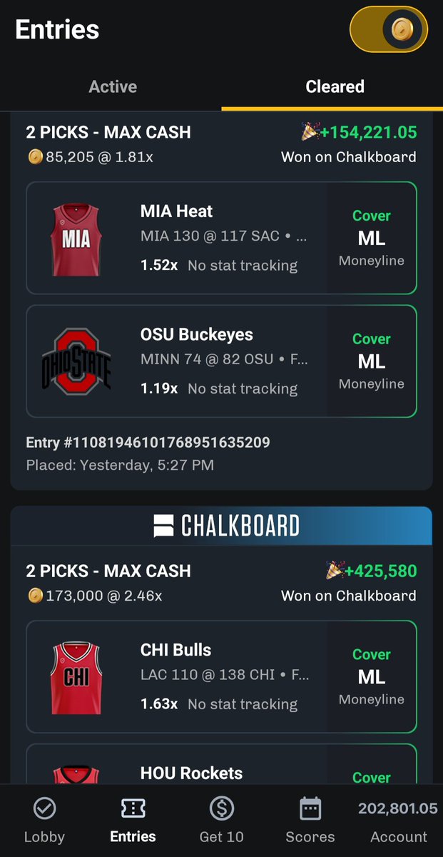 Nickwazhere2's tweet photo. @ChalkboardHQ User is nickwashere and I only tail myself

I only have coins😭 https://t.co/OmYImUausY