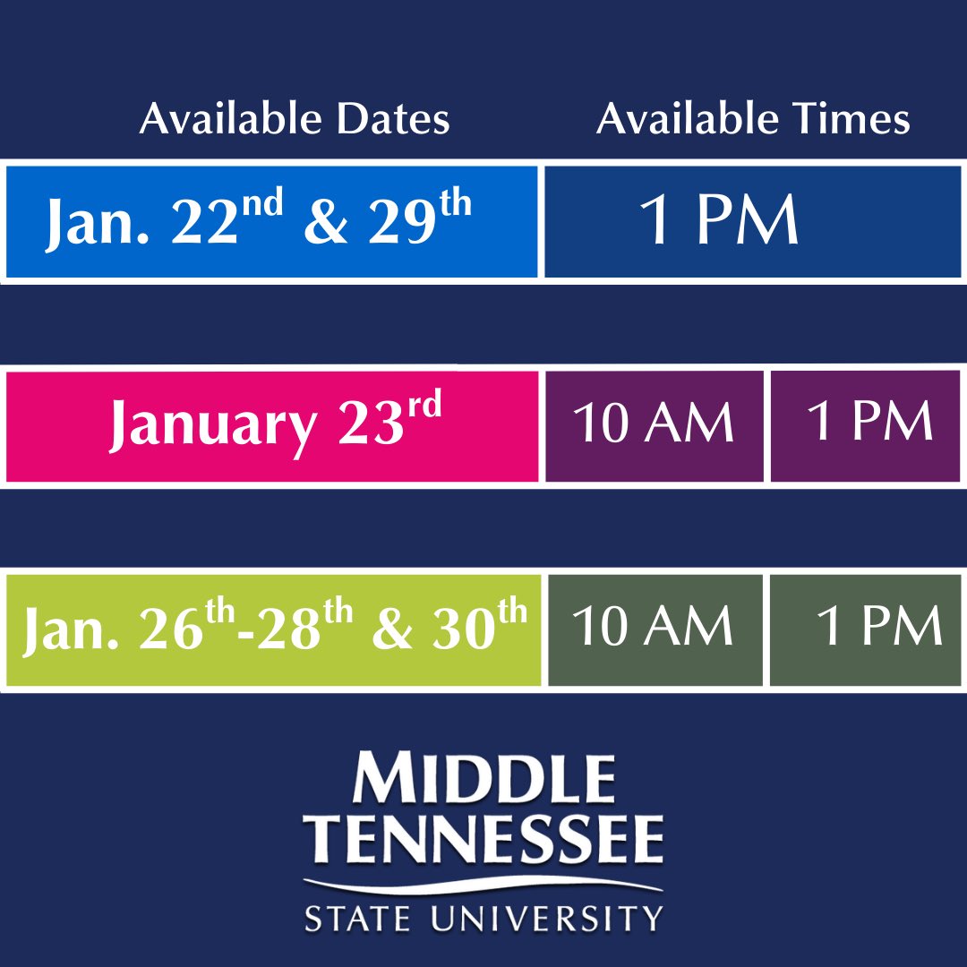 MTSU Admissions tweet media