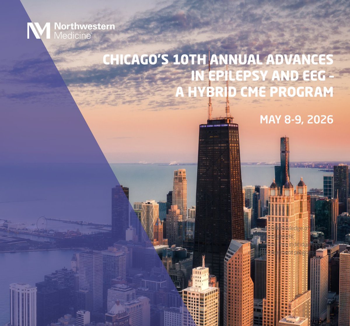 NMNeurology's tweet image. Northwestern Medicine’s Annual Advances in #Epilepsy &amp;amp; #EEG CME is back!

Join us on May 8 and 9 in downtown Chicago for two days of practical insight. The event will feature Northwestern faculty and other leaders discussing #genetics, #InflammatoryMechanisms, #SurgicalAdvances,