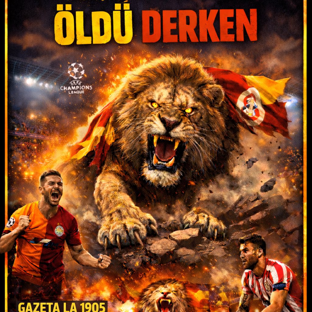 TufanAkol21's tweet photo. #ChampionsLeague 

ÖLDÜ DERKEN CANLANAN ASLAN

Herkes bitmiş sanıyordu.
Tribünlerde fısıltılar, ekran başında umutsuz bakışlar…
Ama kim unutabilirdi ki, bu arma pes etmeyi bilmezdi.

O gece Rams Park’ta sahaya çıkan Galatasaray, yalnızca bir maça değil, kaderine çıkmıştı. Rakip güçlüydü, soğukkanlıydı, Avrupa tecrübesiyle doluydu: Atlético Madrid.

İlk düdükle birlikte sanki geçmiş haftaların yorgunluğu çöktü Aslan’ın omuzlarına. Zaman zaman savruldu, zaman zaman sendeledi. “Bitti mi?” diyenler oldu.
Ama bilmedikleri bir şey vardı:
Aslan ölmez… Aslan sadece sessizleşir.

Dakikalar ilerledikçe tribünlerden yükselen ses, kalpleri yeniden ateşledi. Bir pres, bir mücadele, bir top kapma… Sonra o an geldi. Golle birlikte stat adeta yerinden oynadı. Madrid sustu, İstanbul ayağa kalktı.

Maç berabere bitti. Skor tabelası belki eşitliği yazıyordu ama ruhlar eşit değildi. Çünkü bu beraberlik, bir dirilişti.
Bu beraberlik, “öldü” denilen Aslan’ın yeniden ayağa kalkışıydı.

Son düdükle birlikte sadece bir maç bitmedi.
UEFA Champions League yolunda kritik eşik aşıldı.
Galatasaray, ilk 24’ü garantiledi.

O gece tarih kitaplarına küçük bir skor,
Galatasaraylıların kalbine ise büyük bir cümle yazıldı:

“Öldü sandılar…
Ama Aslan sadece nefesini tutuyordu.” 

Sarı-Kırmızı Sevgilerimle 🟨🟥

Tufan Akol
GAZETA LA 1905
21 Ocak Ocak