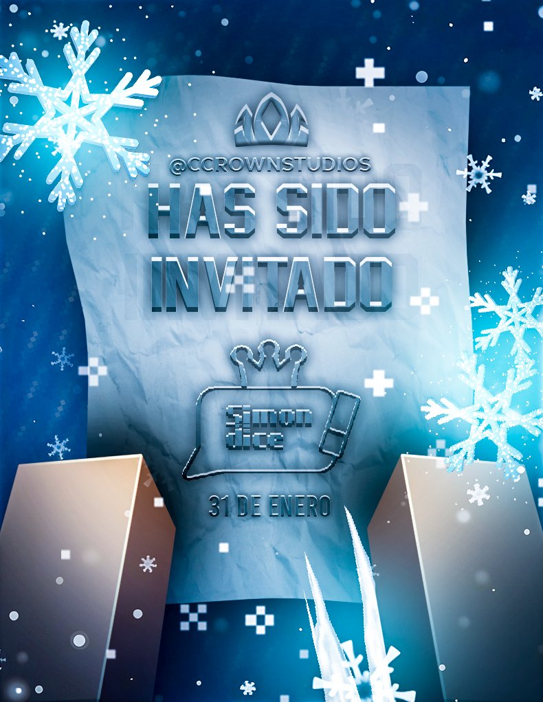 Muchas gracias <a href="/ccrownstudios/">Crown Studio</a> por la invitación al "Simón Dice" lo daremos todo el 31 de enero muchachos 🦭🔥