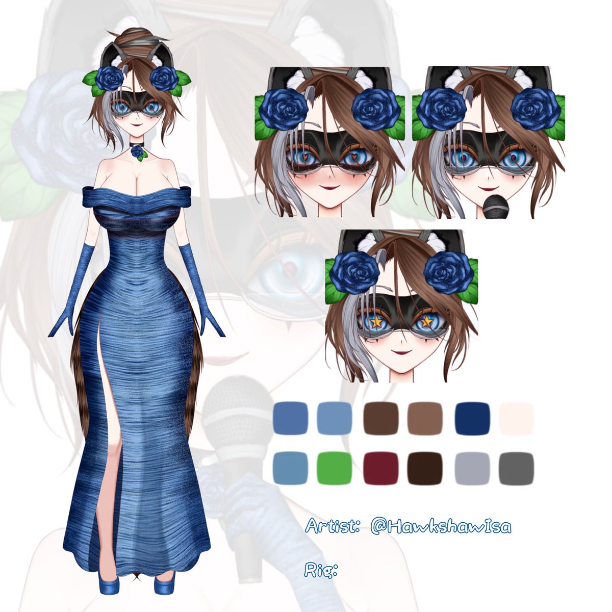 Hey guys, Guess what, I GOT A NEW REFERENCE SHEET!!!, I also now got 3 :3, So now if you want to draw me in different outfits, Here you go ^^ #RozeyArt