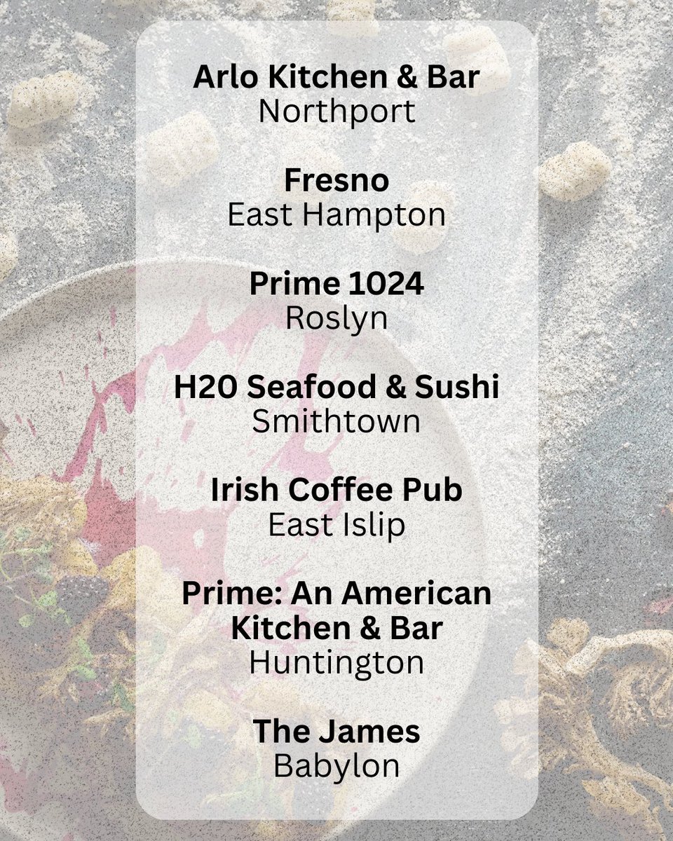 Long Island Restaurant Week is back: January 25 - February 1

We're spotlighting some of our amazing Sam Tell customers serving up special prix-fixe menus across the Island.

Be sure to support them and make those reservations

samtell.com/blog/long-isla…